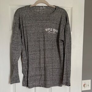 Gray Long Sleeve Shirt